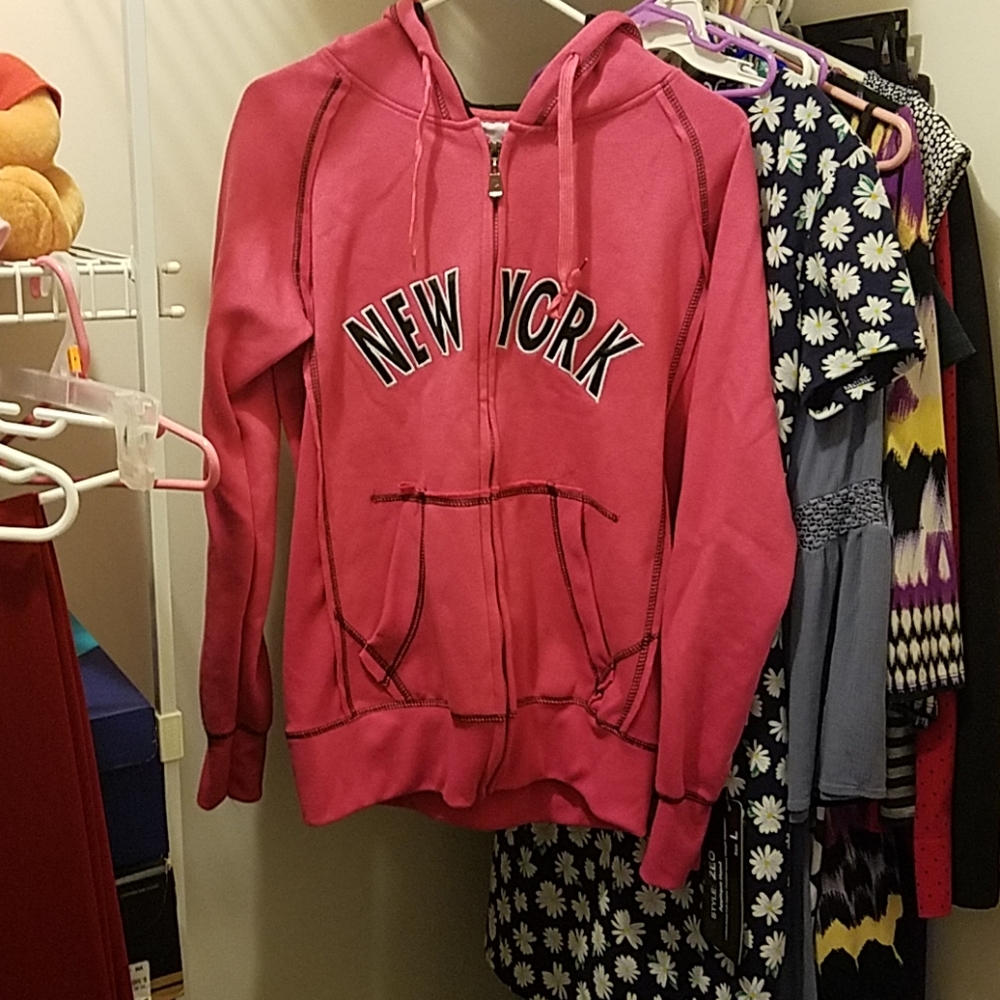 Warm zip-up hoodie